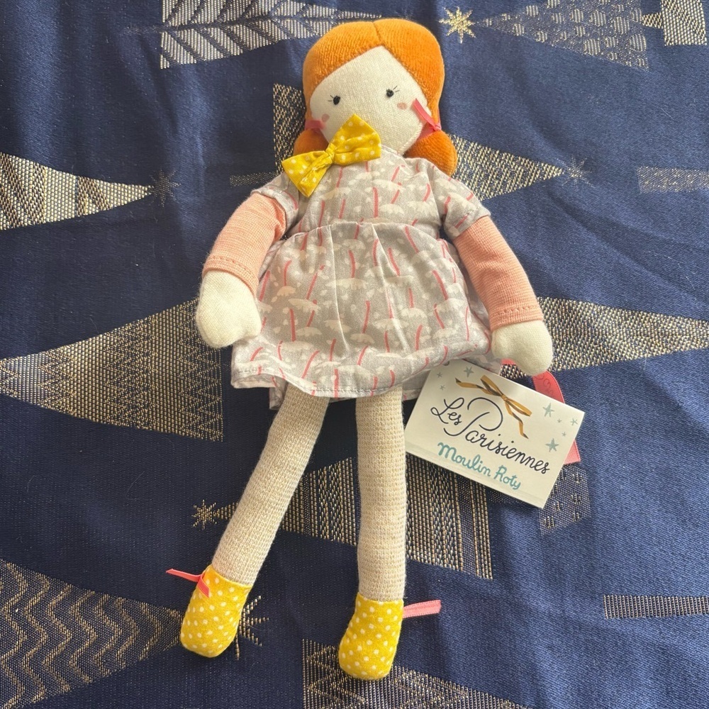 Moulin Roty NWT Mademoiselle Blanche Rag Doll